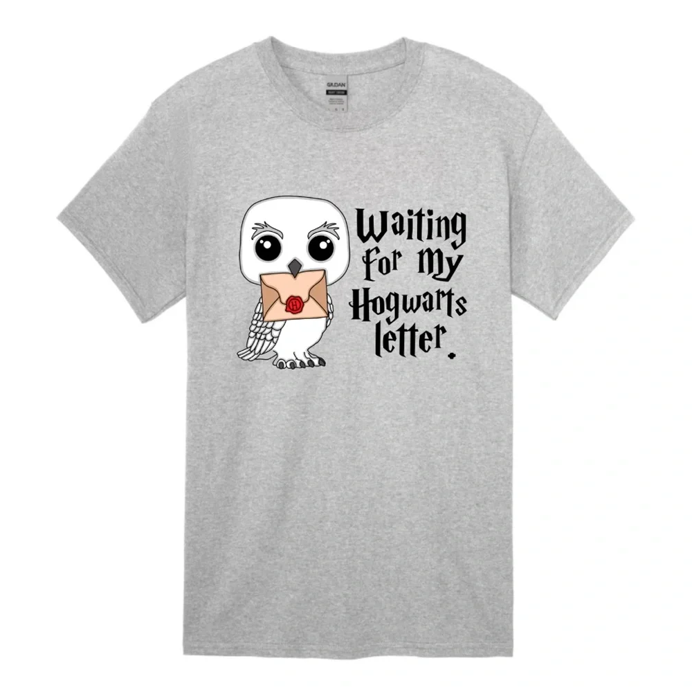 Tshirt Hedwig Waiting for My Hogwarts Letter Harry Potter Wizard Magic Unisex - Picture 2 of 3